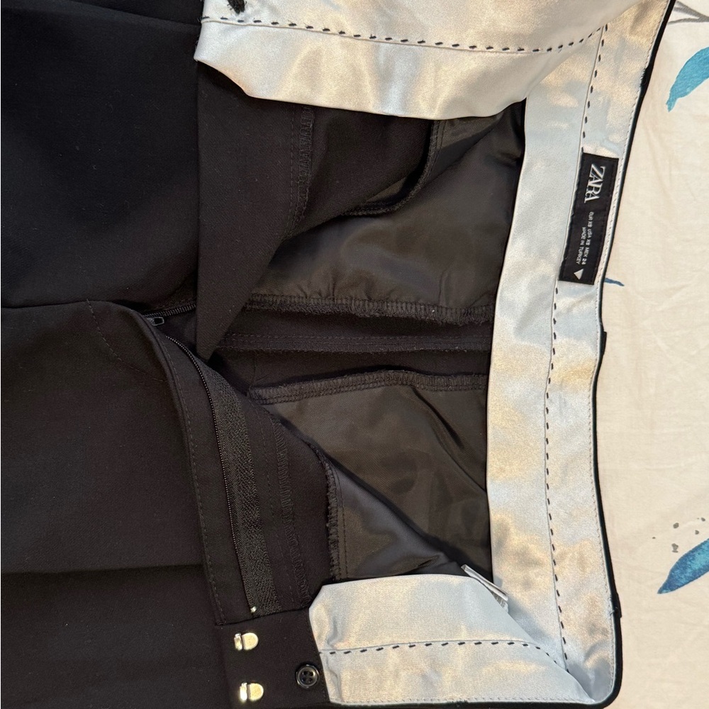 Zara Midnight Black Formal Pants